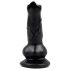Animalorny - kutya dildó - 12cm (fekete)