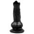 Animalorny - kutya dildó - 12cm (fekete)