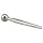FukR - fém, gömbös dilátor - 8 cm (ezüst)