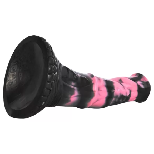 Bad Horse - szilikon ló pénisz dildó - 18 cm (fekete-pink)