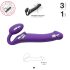 Strap-on-me M - felcsatolható vibrátor pánt nélkül (lila)