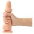 Strap-on-me S - kétrétegű, tapadókorongos dildó (testszínű)