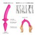 Strap-on-me Swith Semi-Realistic XXL - 2in1 dildó (pink)