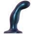 Strap-on-me Snaky M - hajlított anál dildó (kék)