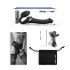 Strap-on-me S - felcsatolható, léghullámos vibrátor - (fekete)