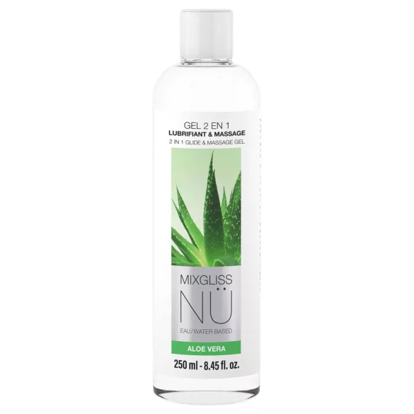 Mixgliss Nu Aloe Vera - nuru masszázs gél és síkosító (250ml)