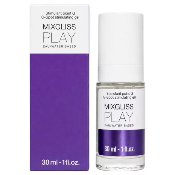 Mixgliss Play - G-pont stimuláló síkosító gél nőknek, illatmentes (30ml)