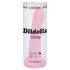 Dildolls Glitzy - tapadókorongos szilikon dildó (pink)