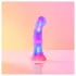 Love to Love Sugar Bomb - világító LED-es szilikon dildó (rózsaszín-sárga) - 16,9 cm