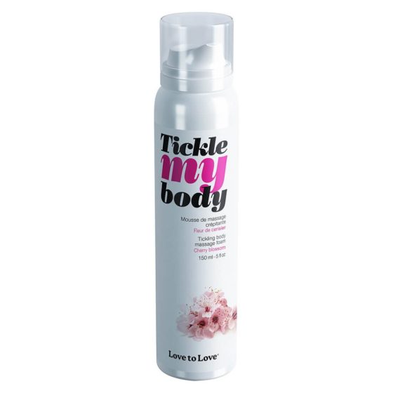 Tickle my body - masszázs hab - cseresznyevirág (150ml)