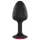 Dorcel Geisha Plug Ruby M - pink köves anál plug (fekete)