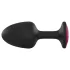 Dorcel Geisha Plug Ruby L - pink köves anál plug (fekete)