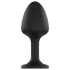 Dorcel Geisha Plug Diamond XL - fehér köves anál plug (fekete)