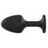 Dorcel Geisha Plug Diamond XL - fehér köves anál plug (fekete)