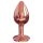Dorcel Diamond Plug S - alumínium anál plug - kicsi (rózsaarany)