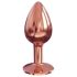 Dorcel Diamond Plug S - alumínium anál plug - kicsi (rózsaarany)