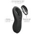 Dorcel Discreet Vibe + - akkus, rádiós csikló vibrátor (fekete)