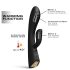 Dorcel Flexi Rabbit - melegítő csiklókaros vibrátor (fekete)