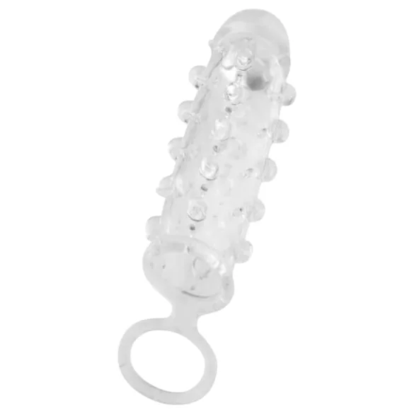 Dorcel Mr. Orgasm - gömbös péniszköpeny (áttetsző)