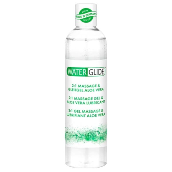 Waterglide 2in1 – aloe verás síkosító és masszázsgél (300 ml)