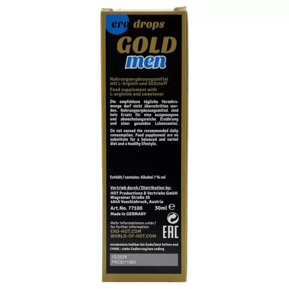 HOT ero Gold Men Spanish Fly - vágyfokozó csepp férfiaknak (30ml)