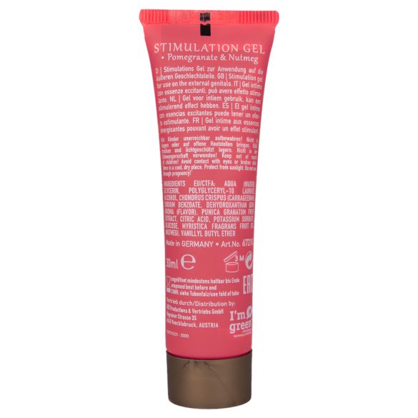 HOT Shiatsu - stimuláló krém nőknek - gránátalma (30ml)