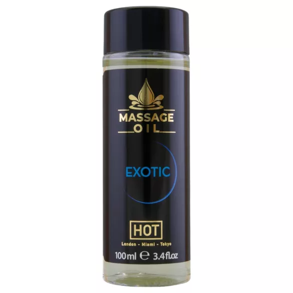 HOT - bőrápoló erotikus masszázsolaj egzotikus illattal (100 ml)