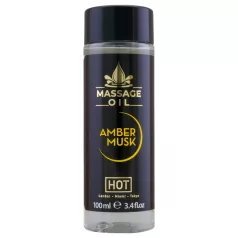 HOT bőrápoló masszázsolaj - borostyán pézsma (100ml)