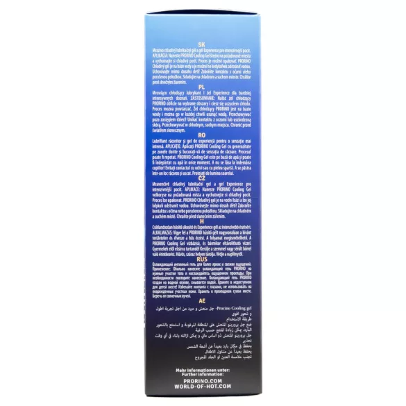 HOT Prorino - erős hűsítő intim krém férfiaknak (100 ml)