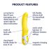 Satisfyer Yummy Sunshine - vízálló G-pont vibrátor (sárga)