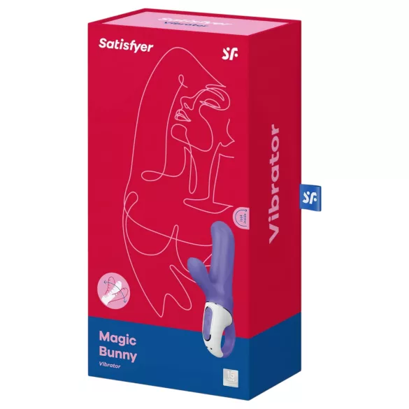 Satisfyer Magic Bunny - vízálló csiklókaros vibrátor (kék)