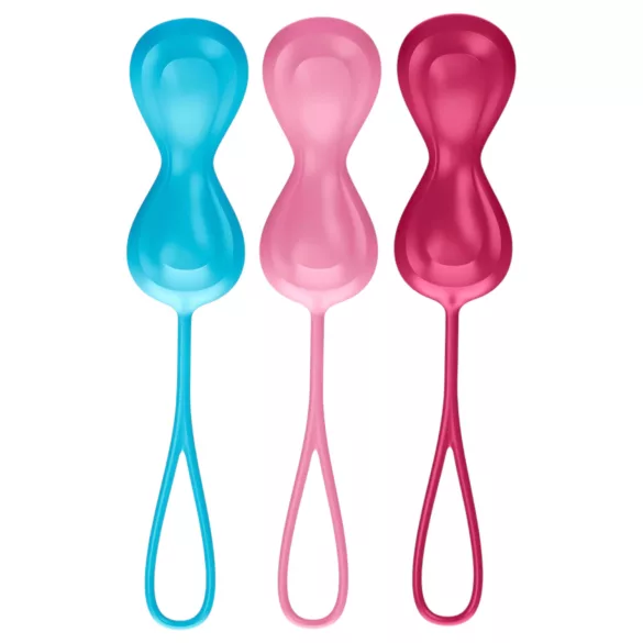 Satisfyer Power Balls - mozgó golyós gésagolyó szett (3 db)