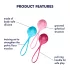 Satisfyer Strengthening Balls - gésagolyó szett (3 részes)