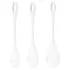 Satisfyer Yoni Power 1 - gésagolyó szett - fehér (3 részes)