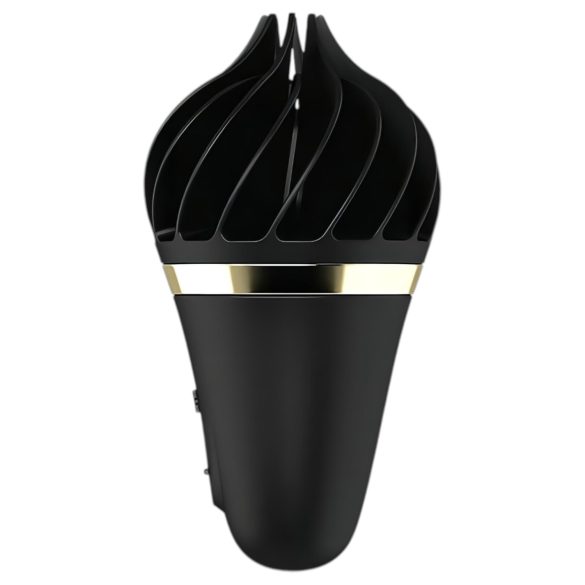 Satisfyer Sweet Treat - akkus, forgó csikló vibrátor (fekete)