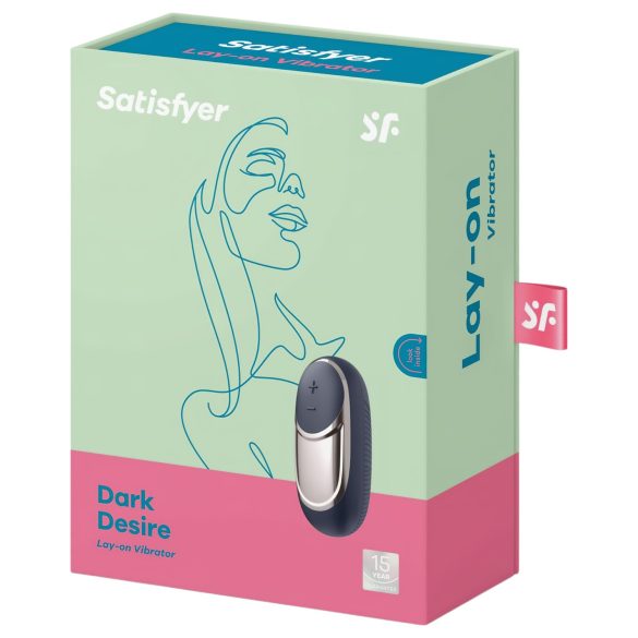 Satisfyer Dark Desire - akkus csikló vibrátor (fekete)