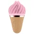 Satisfyer Sweet Treat - akkus, forgó csikló vibrátor, csiklóizgató (pink-barna)