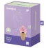 Satisfyer Sweet Treat - akkus, forgó csikló vibrátor, csiklóizgató (pink-barna)