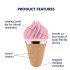 Satisfyer Sweet Treat - akkus, forgó csikló vibrátor (pink-barna)