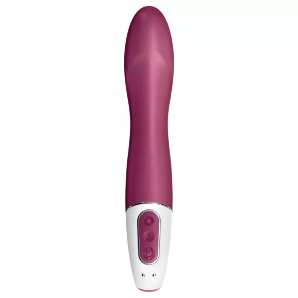 Satisfyer Big Heat - akkus, melegítő G-pont vibrátor (piros)