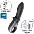 Satisfyer Hot Passion - app-vezérelt melegítő anál vibrátor (fekete)