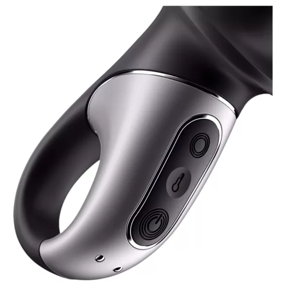 Satisfyer Hot Passion - app-vezérelt melegítő anál vibrátor (fekete)