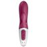 Satisfyer Hot Bunny - okos csiklókaros melegítő vibrátor (piros)