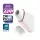 Satisfyer Love Triangle – App-vezérelt léghullámos csiklóizgató (fehér)