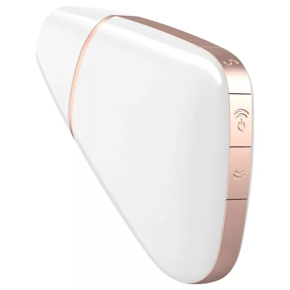 Satisfyer Love Triangle - App-vezérelt léghullámos csiklóizgató (fehér)
