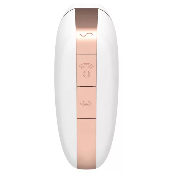 Satisfyer Love Triangle - App-vezérelt léghullámos csiklóizgató (fehér)