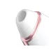 Satisfyer Love Triangle - App-vezérelt léghullámos csiklóizgató (fehér)