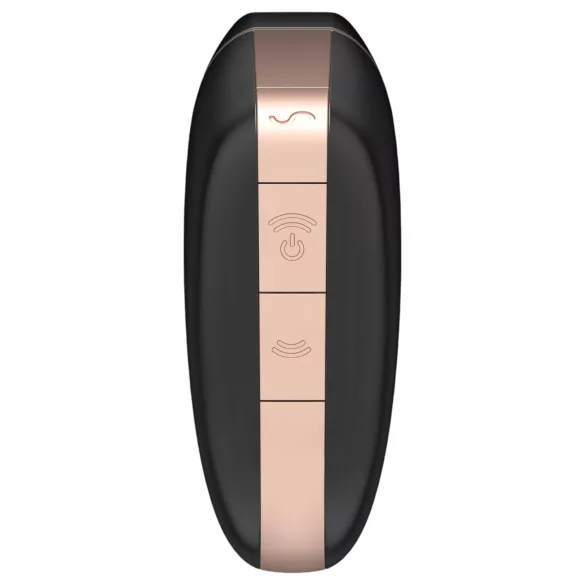 Satisfyer Love Triangle - okos léghullámos csiklóizgató (fekete)