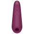 Satisfyer Curvy 1+ - okos léghullámos csiklóizgató (piros)