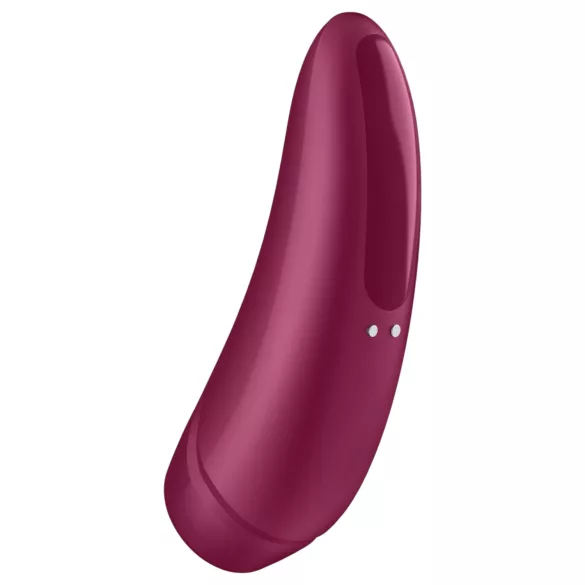 Satisfyer Curvy 1+ - okos léghullámos csiklóizgató (piros)